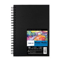 Canson Artist Series Mix Media Hadrcover Wire Bound Book 40/sh 7