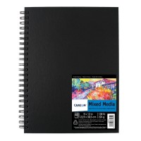 Canson Artist Series Mix Media Hadrcover Wire Bound Book 40/sh 9
