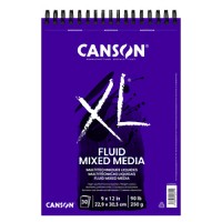 Canson XL Fluid Mixed Media Pad 30 sheet 9