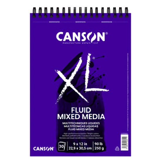 Canson XL Fluid Mixed Media Pad 30 sheet 9