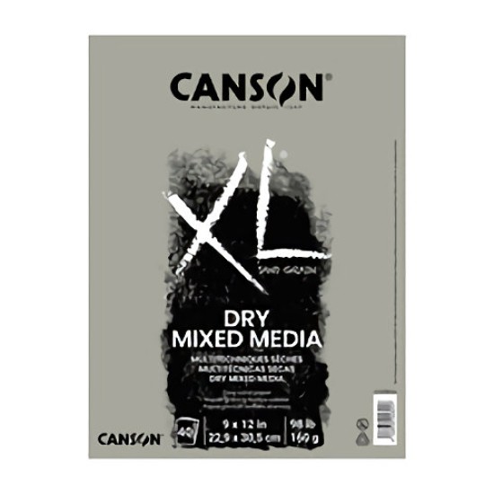 Canson XL Sanded Grain Pad Gray 40 Sheets 9