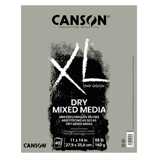 Canson XL Sanded Grain Pad Gray 40 Sheets 11