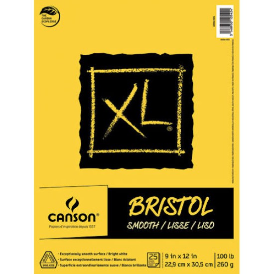 Canson XL Bristol Sketch Pad Smooth 11