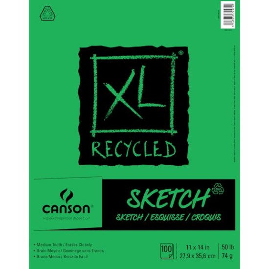 Canson XL Recycled Drawing Pad 60 Sheet 11