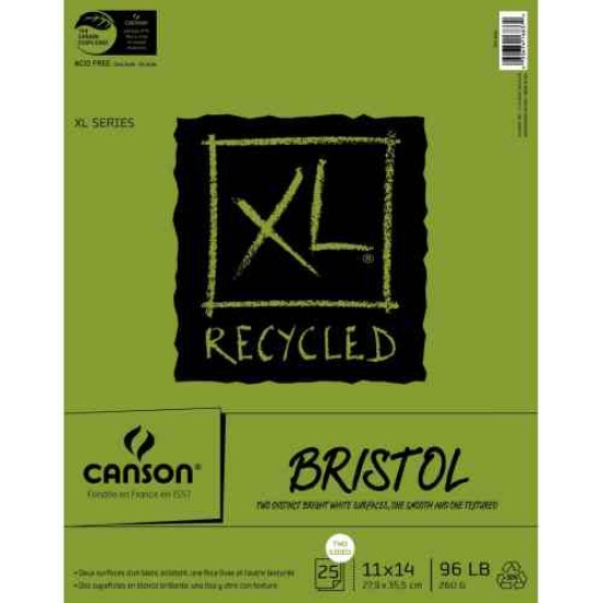 Canson XL Recycled Bristol Pad 25 Sheet 11