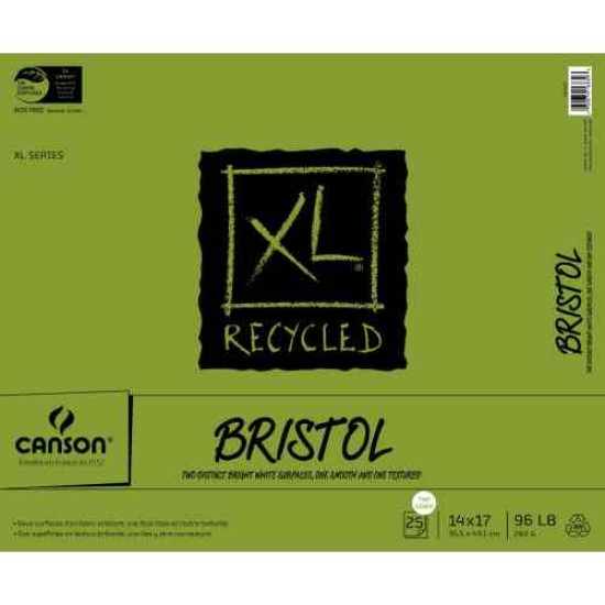 Canson XL Recycled Bristol Pad 25 Sheet 14