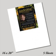 LuxArchival Professional Sanded Art Paper 5/pk 16