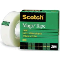 3M Scotch #810 Magic Tape 19 mm X 38.1 m Refill ( Box)
