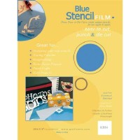 Grafix Blue Stencil Film 4/pk 9